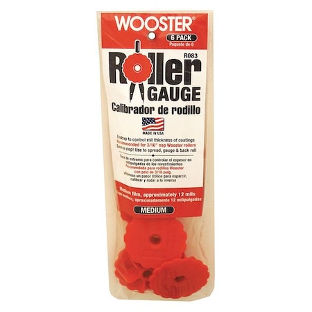 Roller Gauge Medium Filmred 6-Pk MPN:00R0830000