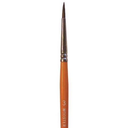 #3 Camel Hair Watercolorpointed Artist Brush MPN:0F16280030
