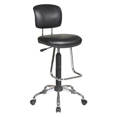Vinyl Drafting Chair, 26-5/8