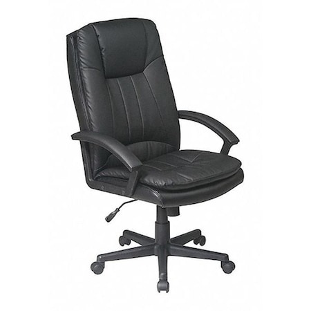 High Back Exec Bonded Leather Chair, Blk MPN:EC22070-EC3