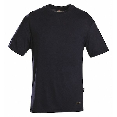 Men Flame-Resistant Crewneck Shirt, 4.8 cal/sq cm, S MPN:FT34NV SM 00