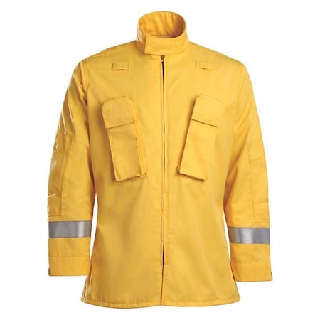 Flame-Resistant Jacket, S, 7 oz Sigma, Zipper Closure MPN:FW80YL SM 0R