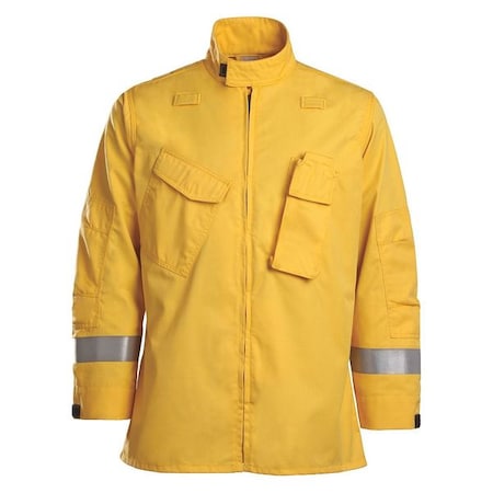 Flame-Resistant Jacket, M, 7 oz Sigma, Zipper Closure MPN:FW81YL MD 0R