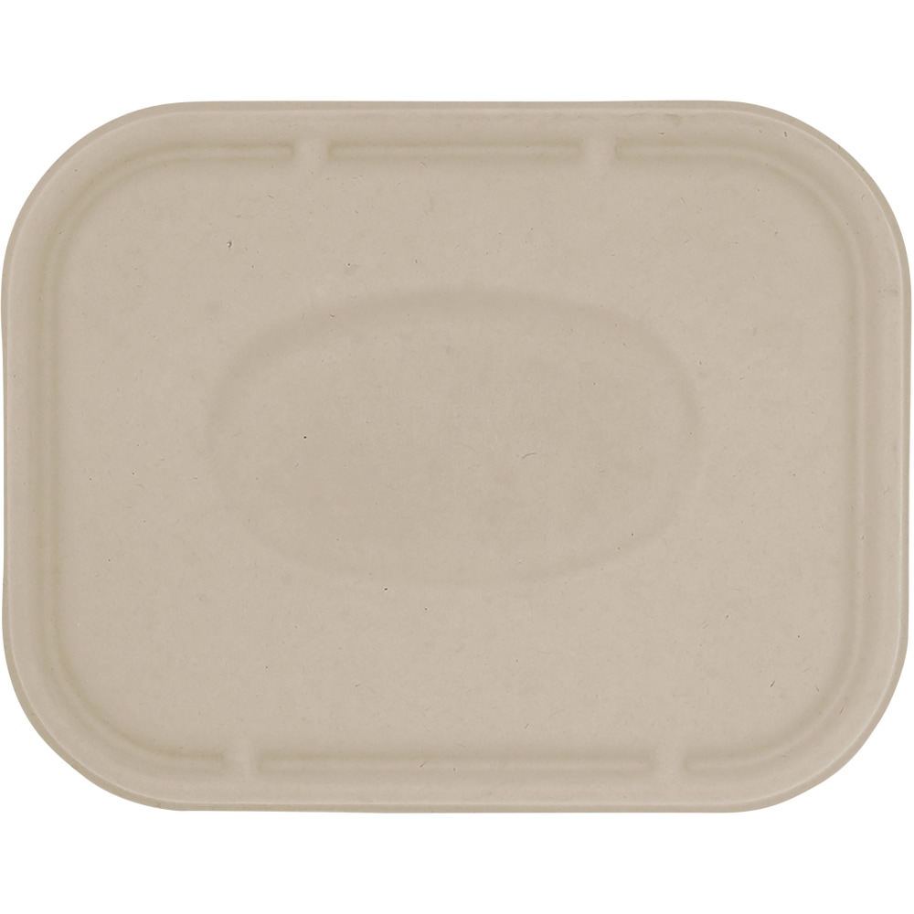 World Centric Fiber Lids for Fiber Containers, 7.8 x 10.1 x 0.5, Natural, Paper, 400/Carton MPN:TRLSC10LF
