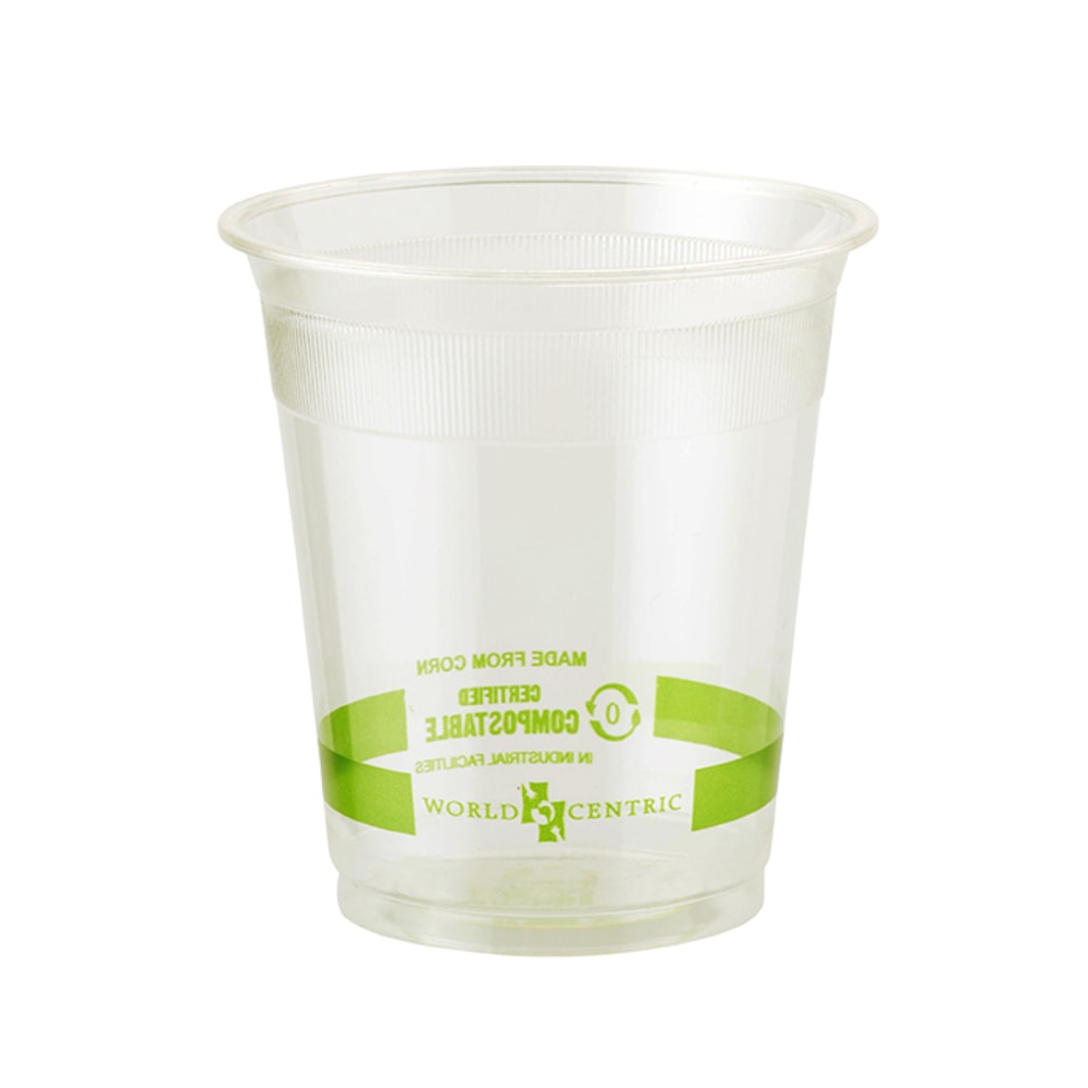 World Centric PLA Cold Cups, 7 Oz, Clear, Pack Of 2, 000 Cups MPN:CP-CS-7