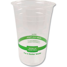 World Centric Clear Cold Cups 20 oz Clear 1000/Carton CPCS20