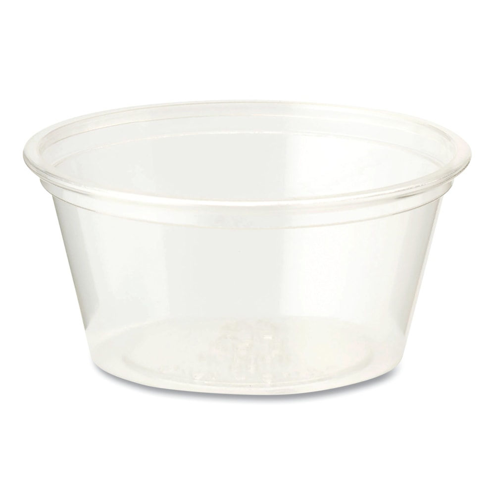 World Centric PLA Cold Cups, Souffle, 2 Oz, Clear, Carton Of 2, 000 Cups MPN:CPCS2S