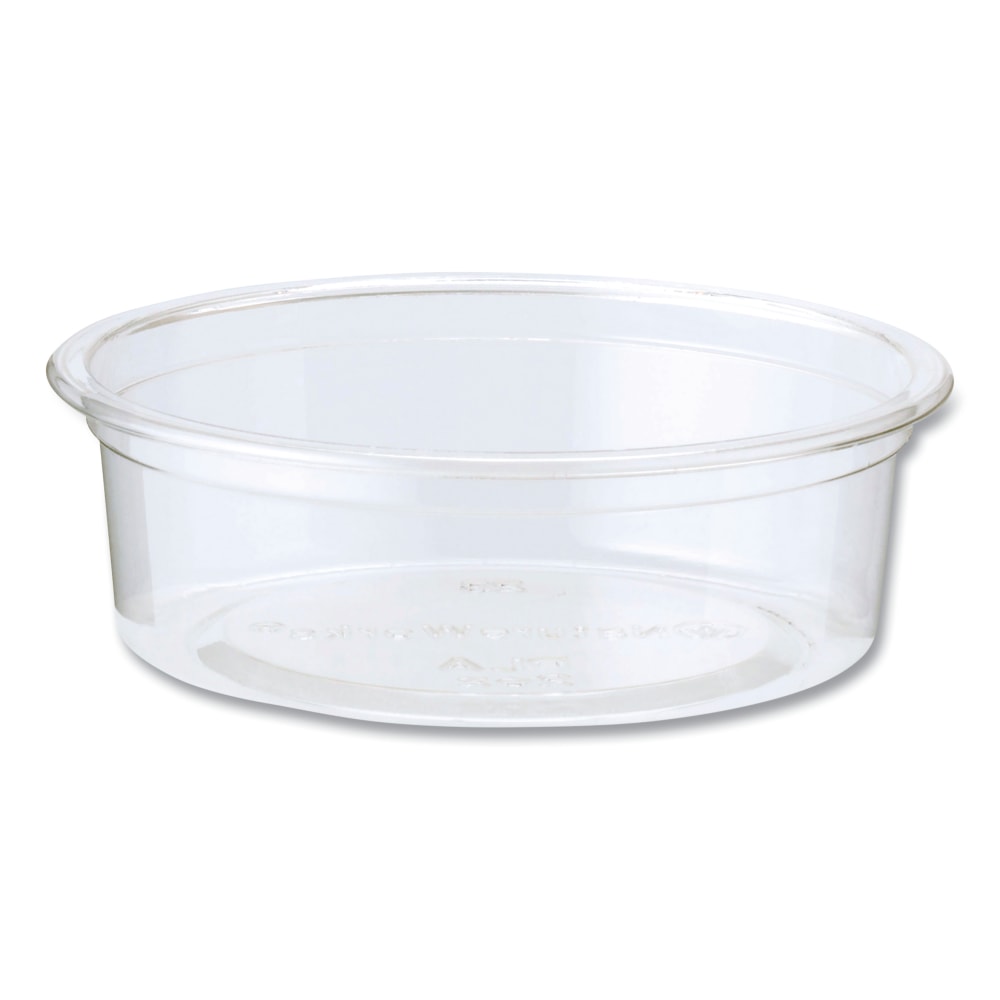 World Centric PLA Cold Cups, Flat Style, 2 Oz, Clear, Carton Of 2, 000 Cups MPN:CPCS2SF