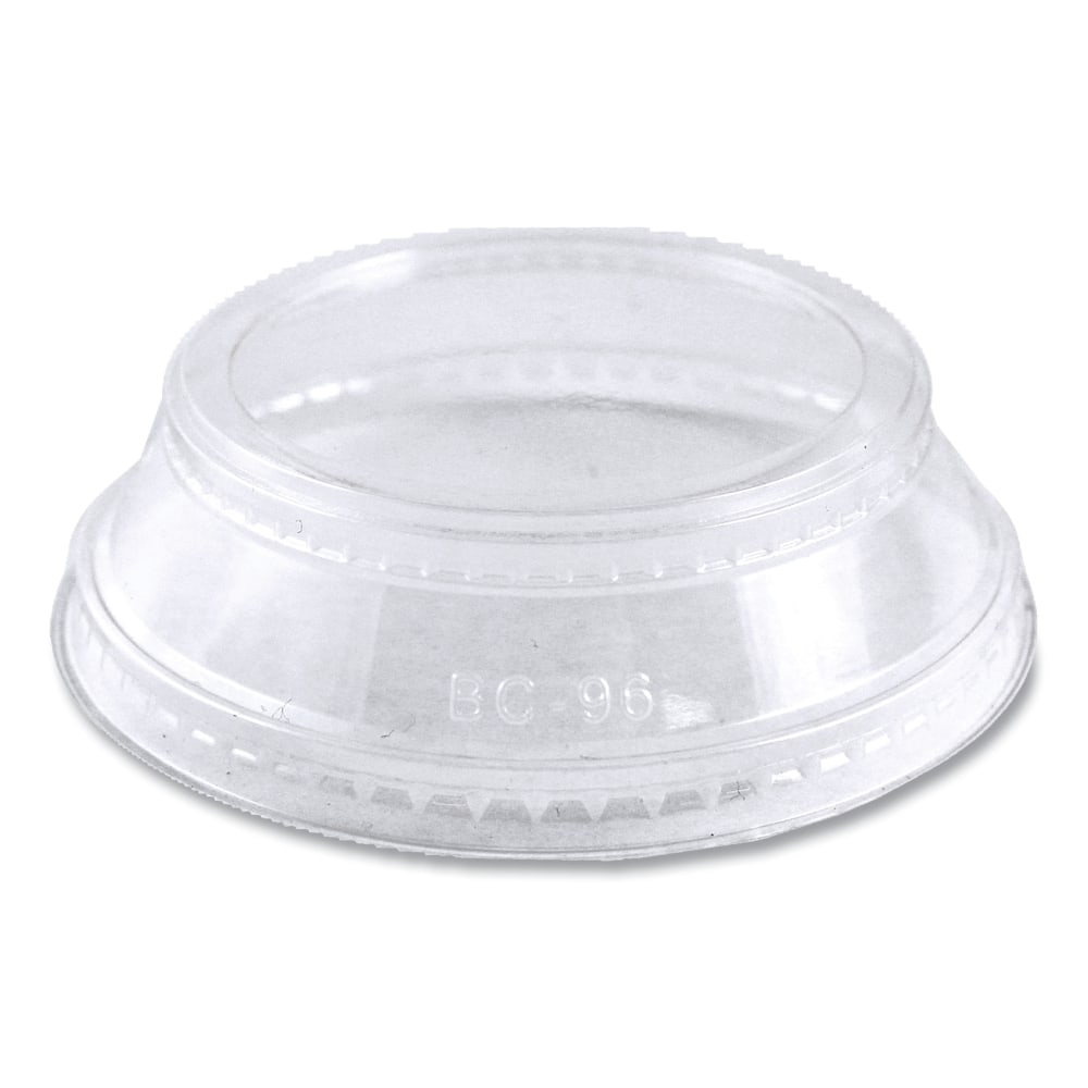 World Centric PLA Cold Cup Lids, Dome Style, Fits 2 Oz Portion Cups And 9 Oz to 24 Oz Cups, Clear, Carton Of 1, 000 Lids MPN:CPLCS12SH