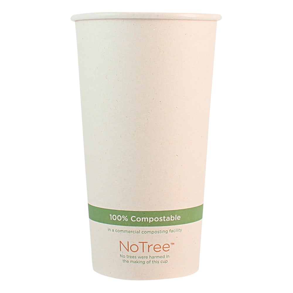 World Centric NoTree Paper Hot Cups, 20 Oz, Natural, Pack Of 1, 000 Cups MPN:CUSU20
