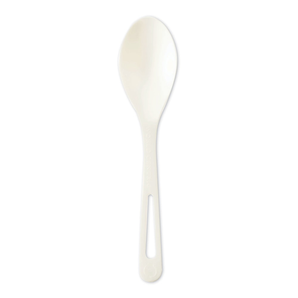 World Centric Cutlery, Spoon, 6in, White, 1, 000/Carton MPN:SP-PS-6