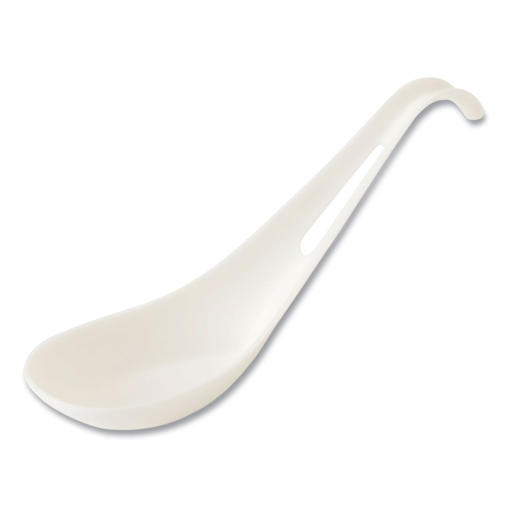 World Centric TPLA Cutlery, Asian Soup Spoon, 6in, White, Carton Of 500 Pieces MPN:SP-TP-AS