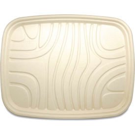 World Centric® Fiber Trays PLA Lined PFAS Free 1-Compartment 18 x 14 x 1 Natural TRSC1418LF