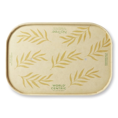 Paper Lids for Containers, 4.7 x 6.8, Natural, Paper, 300PK MPN:CTL-NT-16
