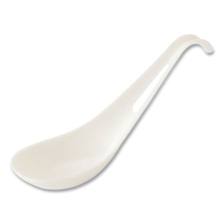TPLA Compostable Cutlery, Asian Soup Spoon, White, 500PK MPN:SP-TP-AS