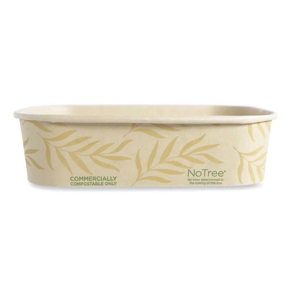 World Centric NoTree Rectangular Takeout Containers, 16 Oz, Natural, Carton Of 300 Containers MPN:CT-NT-16