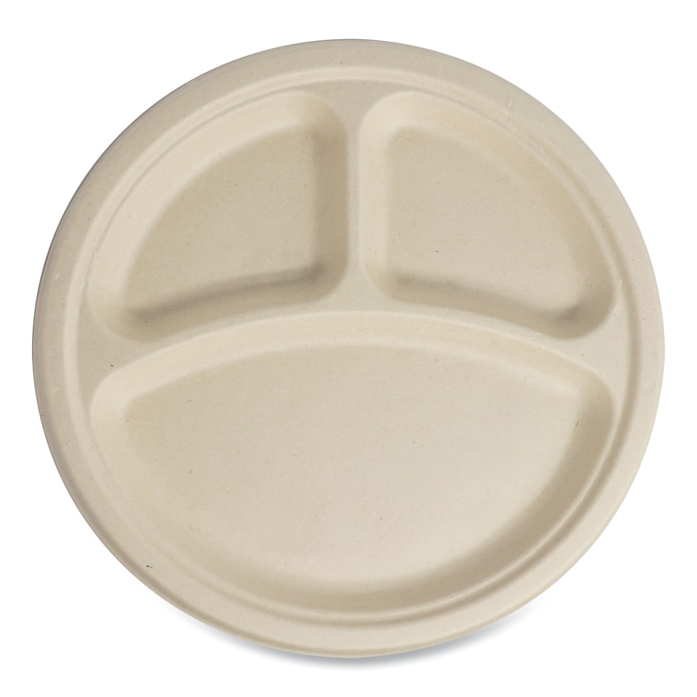 World Centric Fiber Plates, 10in Diameter, Natural, Pack Of 700 Plates MPN:PL-SC-U10T-LFP