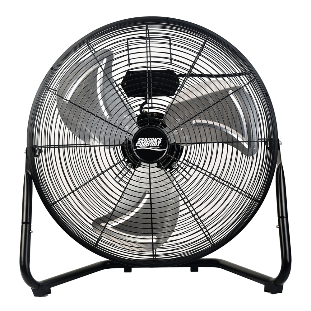 Seasons Comfort 3-Speed High-Velocity Heavy-Duty Floor Fan, 20-In., Black MPN:FHV20