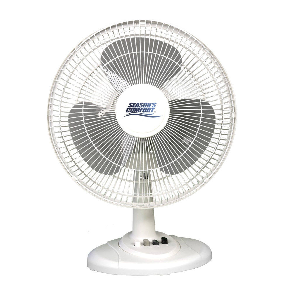 Seasons Comfort 12-In. Oscillating Table Fan, FTT12, White MPN:FTT12