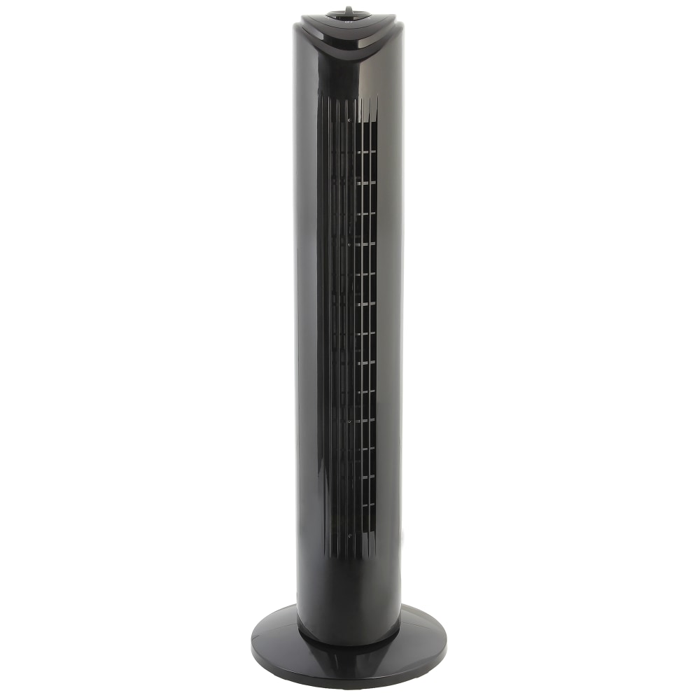 Seasons Comfort 3-Speed Oscillating Tower Fan, 29-3/16inH x 9-1/16inW x 9-1/16inD, Black MPN:FTW29B