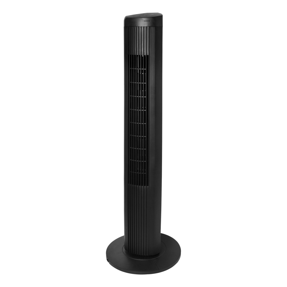 Seasons Comfort 3-Speed Oscillating Tower Fan with Remote, 40-In., Black MPN:FTW40B