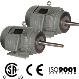 Worldwide Electric Close Coupled Motor TEFC 1.5 HP 1800 RPM 230/460V 145JM Frame C-Face w/Feet PEWWE1.5-18-145JM