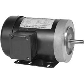 Worldwide Electric General Purpose Motor 1.5HP 1800RPM 115/230V 56C Frame C-Face w/Removable Base NT1.5-18-56CB