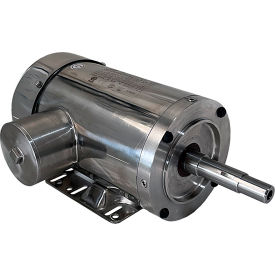Worldwide Electric Premium Efficient SS Motor 1HP 3600 RPM 230/460V 143JM Frame C-Face w/ Feet SSPE1-36-143JM