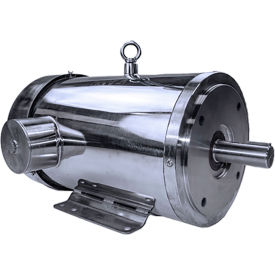 Worldwide Electric Premium Efficient SS Motor 1HP 3600 RPM 230/460V 143TC Frame C-Face w/ Feet SSPE1-36-143TC