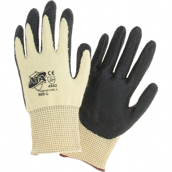 Cut, Puncture & Abrasive-Resistant Gloves: Size L, ANSI Cut A3. ANSI Puncture 2, Kevlar MPN:505-L