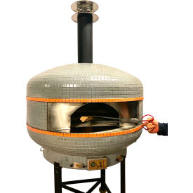 WPPO Professional Lava Digital Controlled Wood Fired Oven W/Convection Fan 40