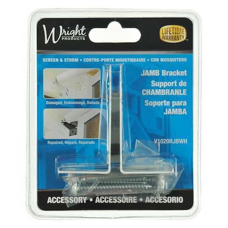 Repair Jamb Bracket, White MPN:V1020RJBWH