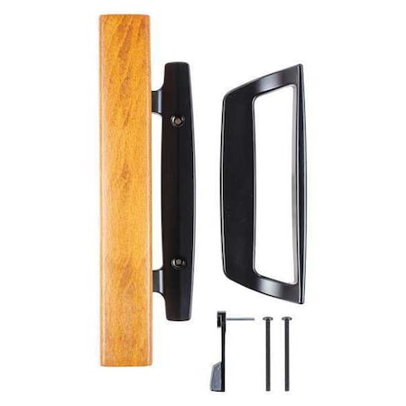 Mortise Patio Door Handles, Black MPN:V1131BL