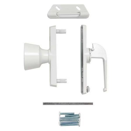 Universal Knob Latch, White MPN:V670WH