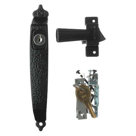 Colonial Keyed Push Button, Black MPN:VCK333X3BL