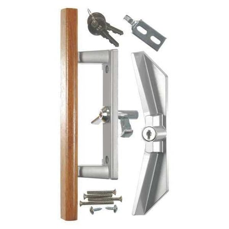 Keyed Patio Door Latch, Aluminum MPN:VK1104