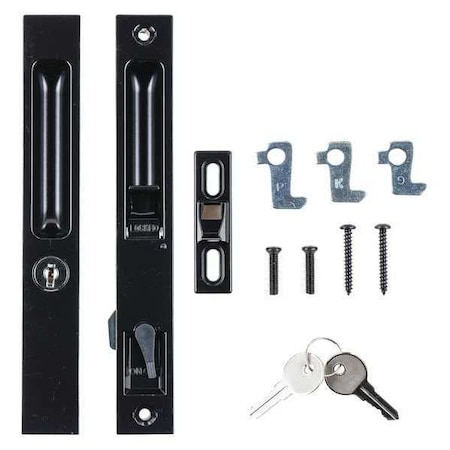 Patio Keyed Flush Mount, Black MPN:VK1133BL