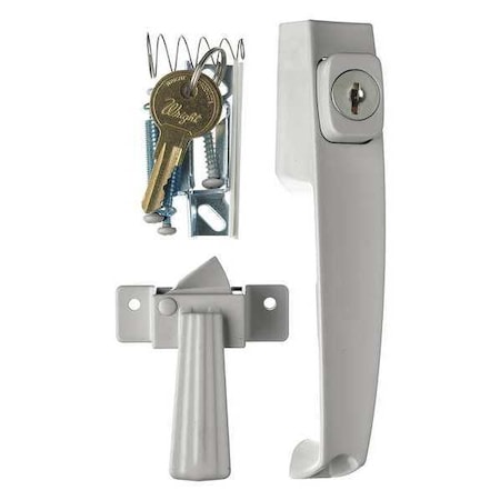 Keyed Push Button Latch, Aluminum MPN:VK333X3
