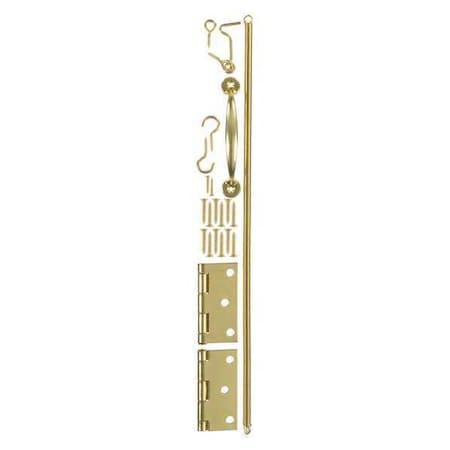 Wooden Doors Hardware Set, Brass Plate MPN:VS10BR