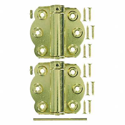 Adjustable Hinge 2-3/4 in Brass Plate MPN:V650