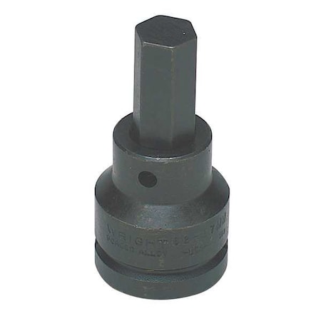 ImpSckt, Stl, 17mm, Hex, BlckOxd, 6Pnt, 0.75in MPN:62-17MM