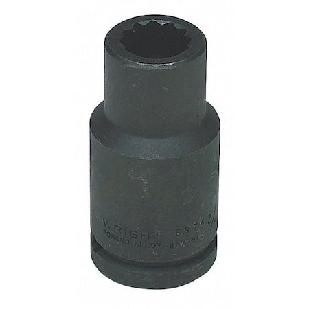 3/4 in Drive Impact Socket Deep Socket, black oxide, 9/16 in MPN:6969