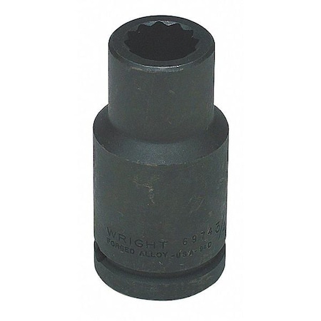 3/4 in Drive Impact Socket Deep Socket, black oxide, Steel, 5/8 in MPN:6970