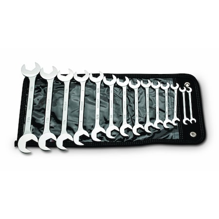 Open End Wrench 14 Piece Set - Double An MPN:733