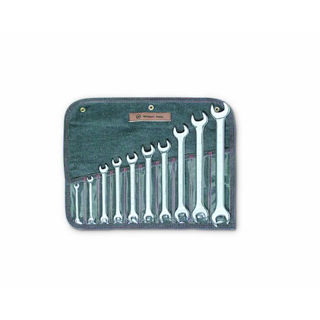 Open End Wrench 10 Piece Set - Full Poli MPN:739