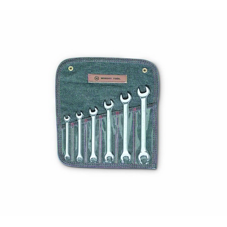 Open End Wrench 6 Piece Set - Full Polis MPN:740