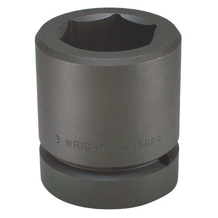 2 1/2 in Drive Impact Socket Standard Socket, black oxide, Steel, 3 1/4 in MPN:85826