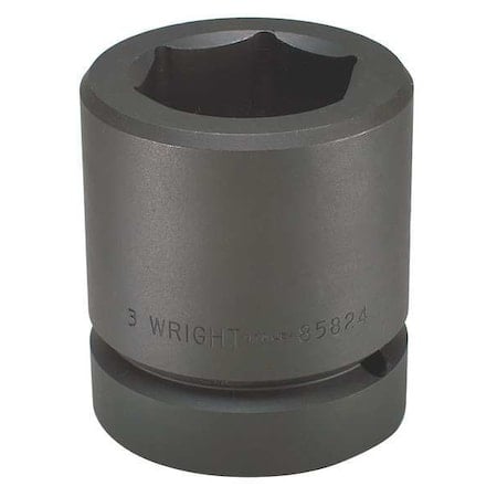 2 1/2 in Drive Impact Socket Standard Socket, black oxide, Steel, 6 1/8 in MPN:85849