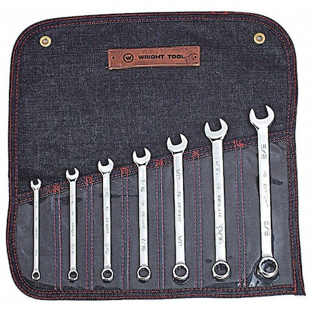 Combo Wrench Set, SAE, 12 Point, 7 pcs. MPN:905