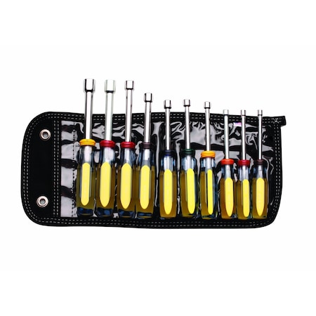 Nut Driver 10 Piece Set Hollow Shaft w/P MPN:9214